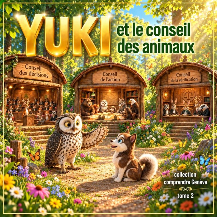 Couverture du tome 2 : Yuki et le conseil des animaux