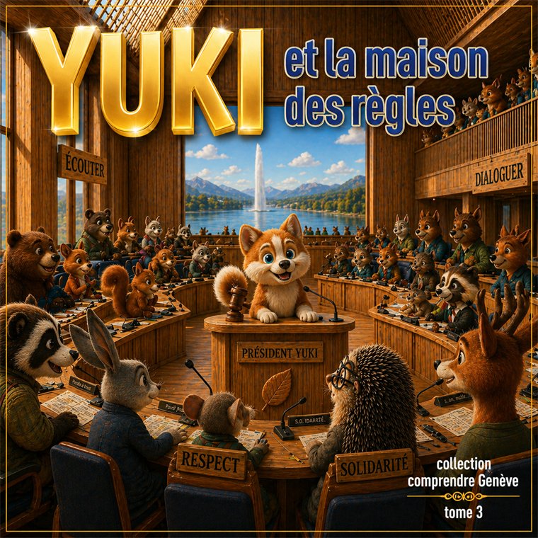 Couverture du tome 3 : Yuki et la maison des règles